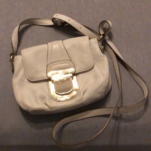 Cream Michael Kors Leather crossbody